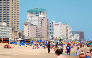 Sunny day at Virginia Beach