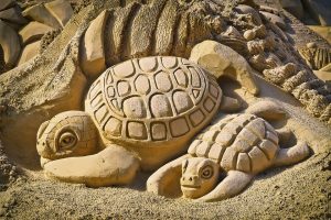 sand sculpting in Virginia Beach